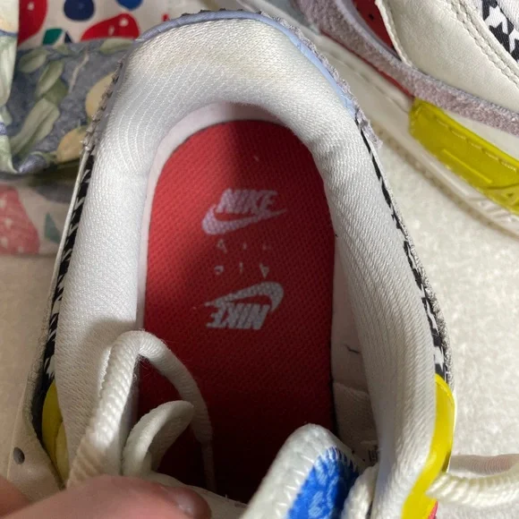 Nike Airforce 1 patchwork sneakers women’s 8.5 - Picture 7 of 7